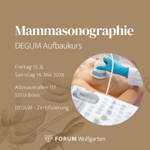 DEGUM Aufbaukurs 13. & 14. März 2026
