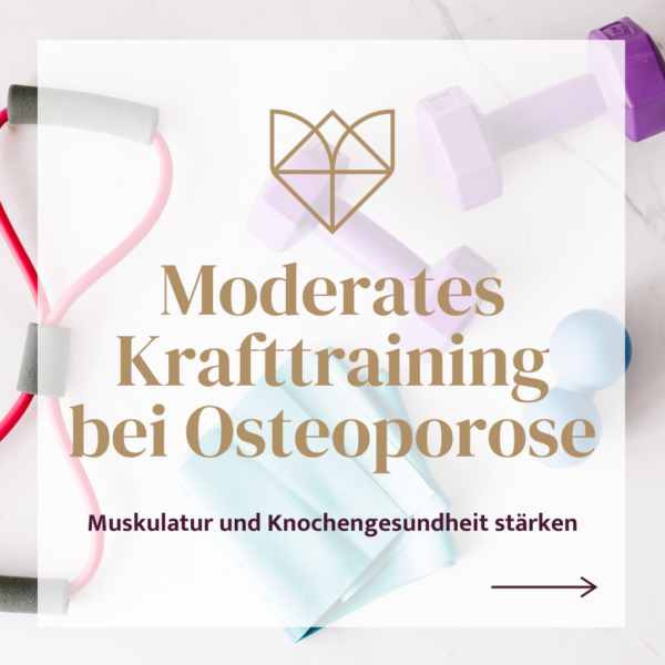 Moderates Krafttraining bei Osteoporose